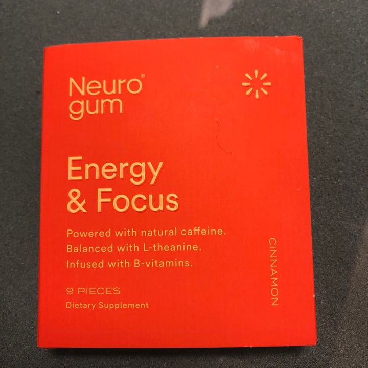Neuro Energy & Focus Cinnamon Gum Review abillion