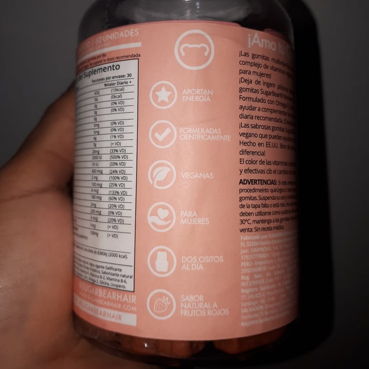 review photo of Sugar bear Gomitas Veganas WOMEN'S MULTI shared by @violeta on 11 Jun 2022 - review