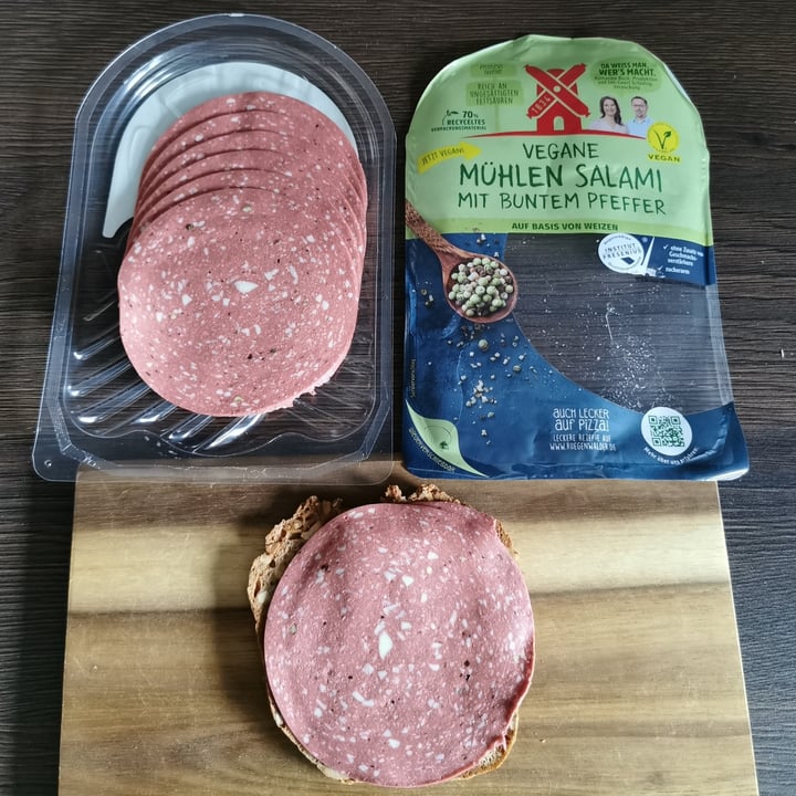 Rügenwalder Mühle Vegane Mühlen Salami mit buntem Pfeffer Review | abillion