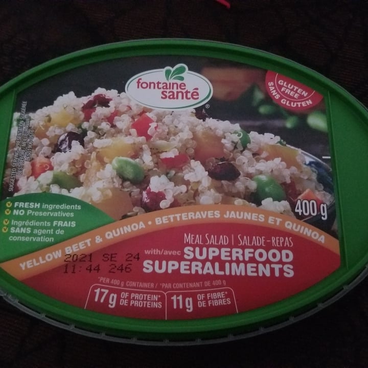 Fontaine Santé superfoods meal salad Review abillion