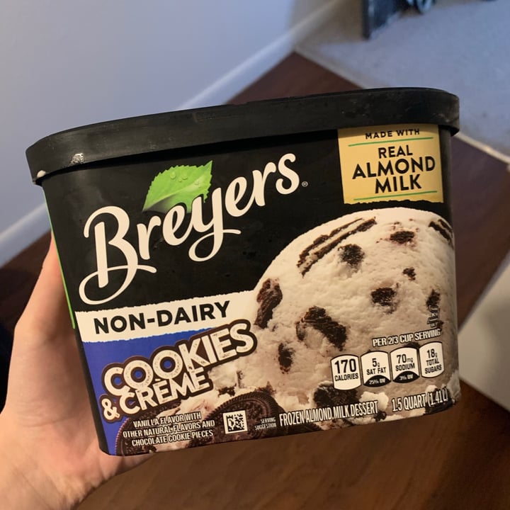 Breyers NonDairy Cookies & Crème Review abillion