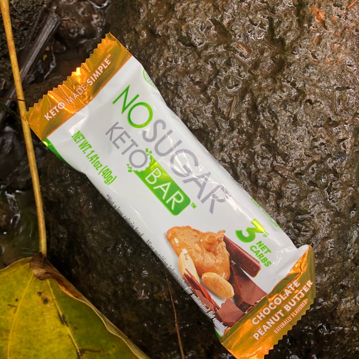 No Sugar Company No Sugar Keto Bar Chocolate Peanut Butter Review no-sugar-company-no-sugar-keto-bar-chocolate-peanut-butter-review