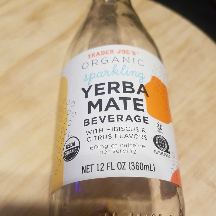 Trader Joe's Sparkling Yerba mate beverage Review abillion