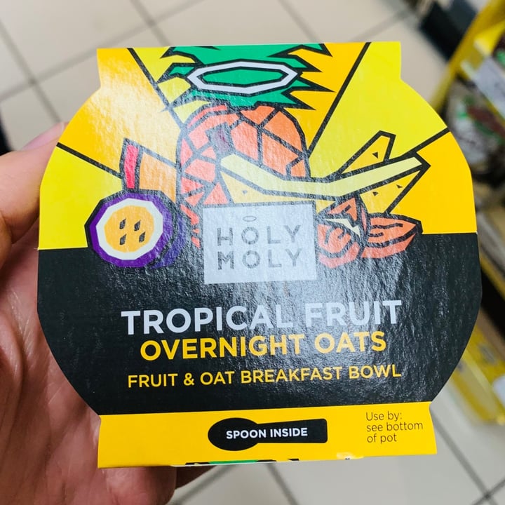 Holy Moly Overnight oats Tropical Fruit Review abillion