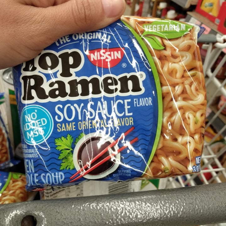 Nissin Top Ramen Vegetarian Soy Sauce Review abillion