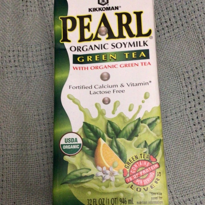 Pearl Organic Soymilk Green Tea Review abillion