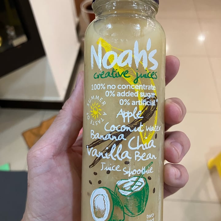 Noah’s Creative Juices apple coconut banana chia vanilla Review abillion