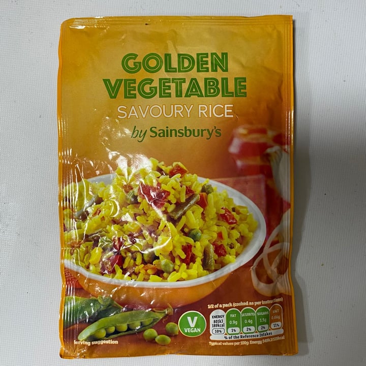 Sainsbury's Golden Vegetable Savoury Rice Review abillion