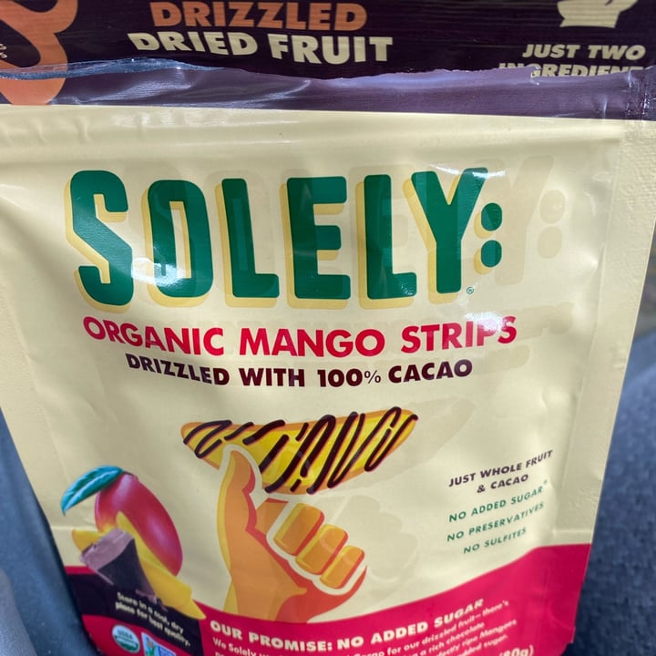 Solely One Whole Organic Mango drizzled with 100 cacao Review abillion