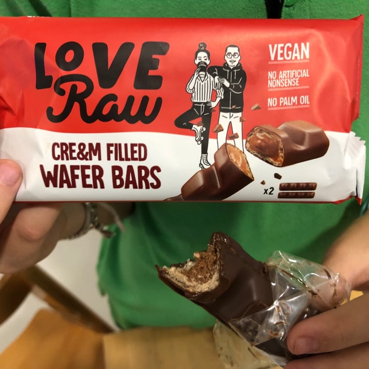 photo of LoveRaw Cre&m Filled Wafer Bars shared by @s1224 on  07 Oct 2021 - review