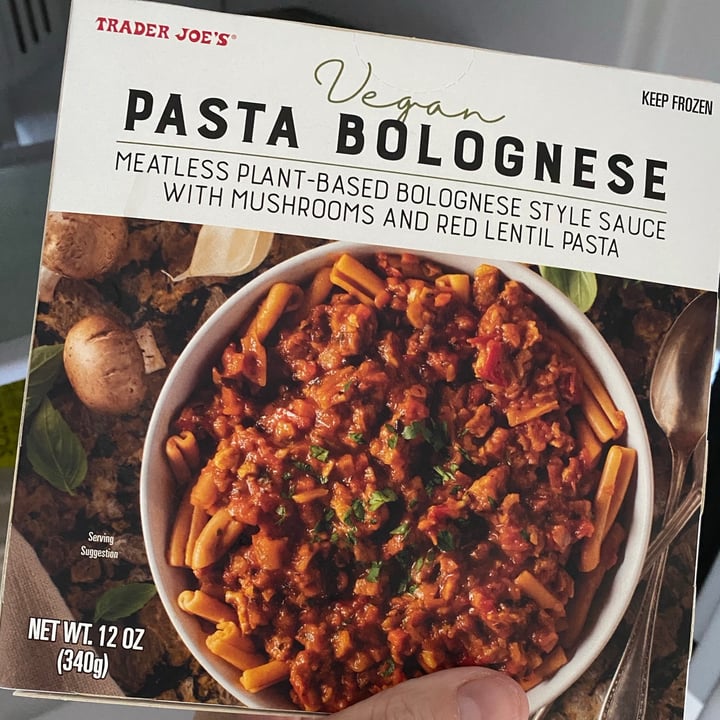 Trader Joe's Vegan Pasta Bolognese Review abillion