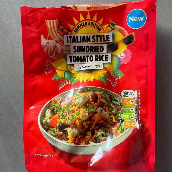 Sainsbury's Italian Style Sun dried Tomato Rice Reviews abillion