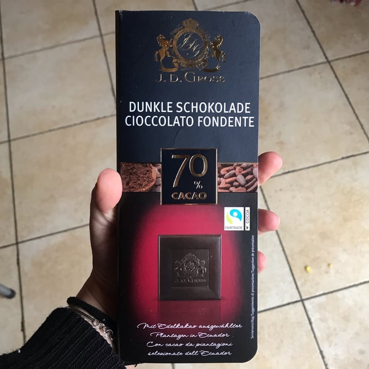 J. D. Gross Cioccolato Fondente 70 Review abillion