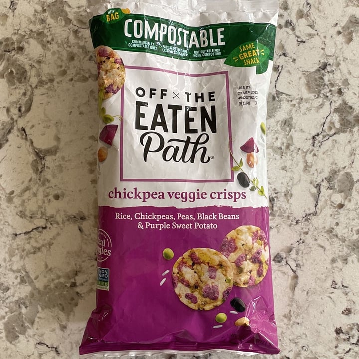 Off The Eaten Path Chickpea Veggie Crisps Review abillion