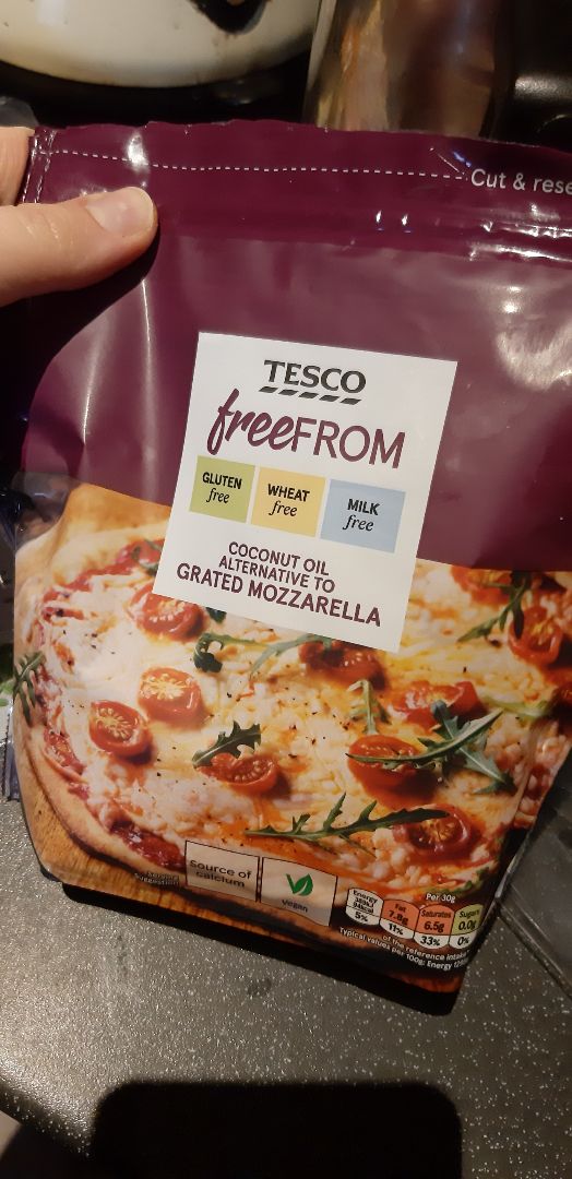 Tesco Coconut Oil Alternative To Grated Mozzarella Review abillion