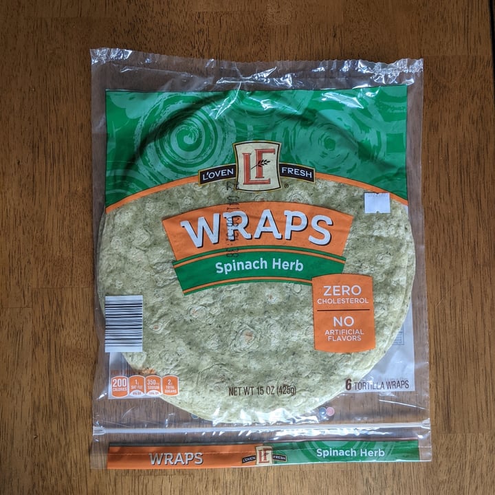 L’oven Fresh Spinach Herb Wraps Review abillion