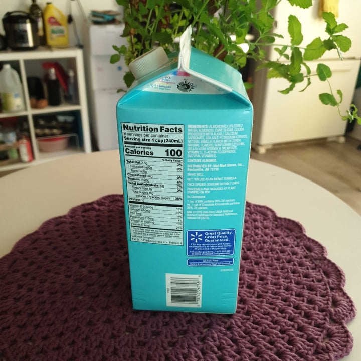 review photo of Great Value Chocolate Almond Milk shared by @autumnleaves on 03 Aug 2022 - review