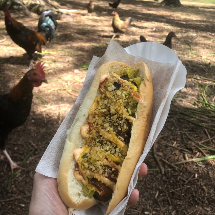 Muki Dogs Kaimuki, Honolulu, United States Bratwurst With The Works