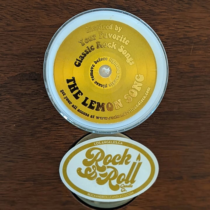 Rock & Roll Candle Co. Candle . The Lemon Song Review abillion