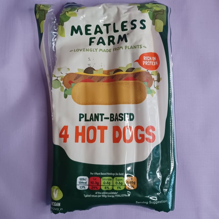Meatless Farm Plant based hot dogs Review abillion