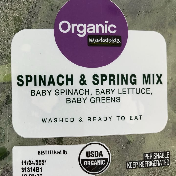 Marketside Spinach snd spring mix Reviews abillion