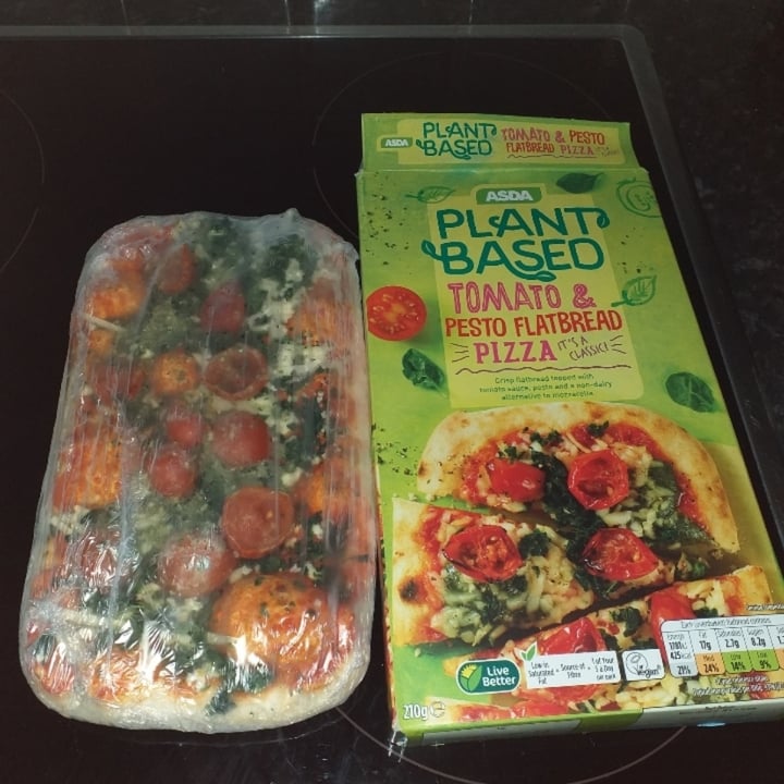 ASDA ASDA Plant Based Vegan Tomato & Pesto Flatbread Pizza Review