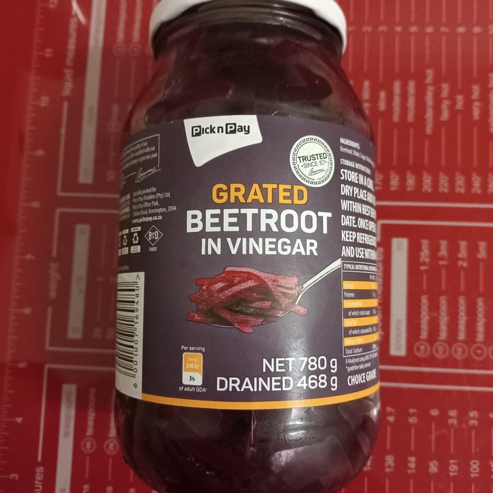 Pick n Pay Grated beetroot in vinegar Reviews abillion