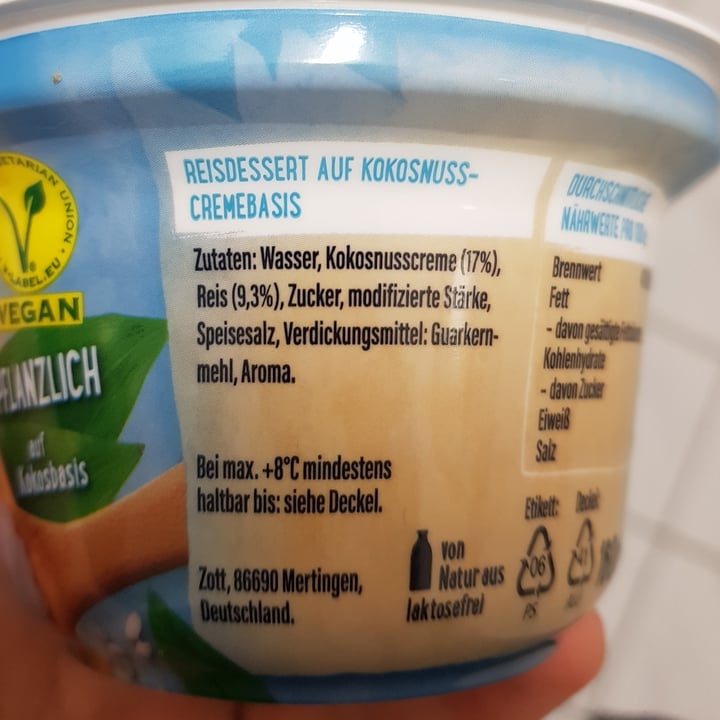 review photo of Zott Pure Joy Reis Pur shared by @vegalexandra on 25 Oct 2022 - review