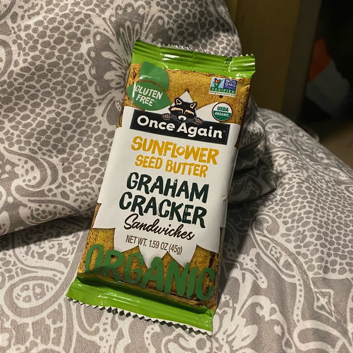 Once Again Sunflower Seed Bitter Graham Cracker Sandwiches Review