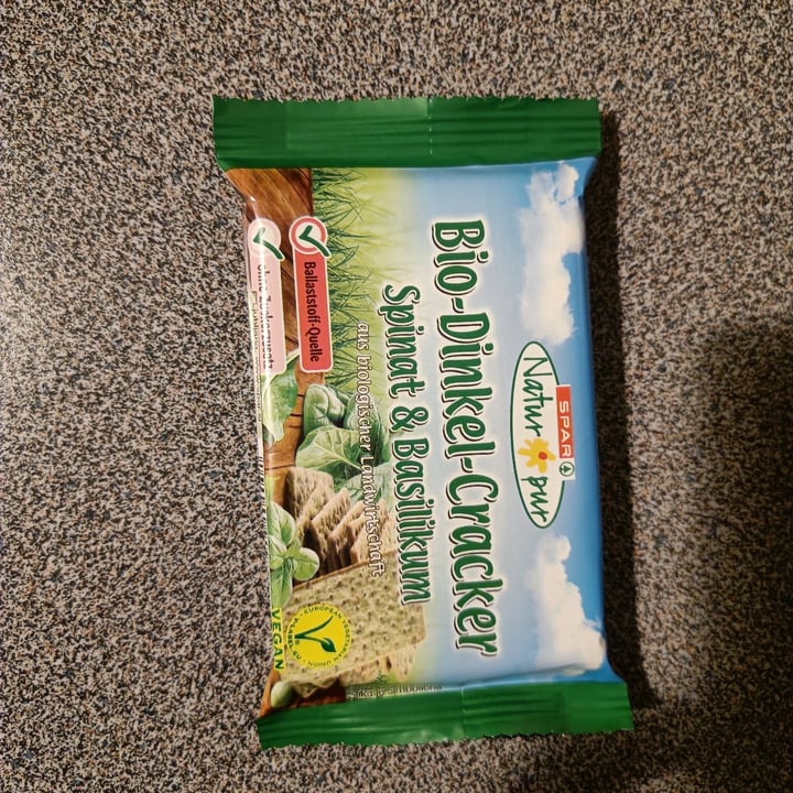 Spar Natur pur Bio Dinkel Cracker Spinat &amp; Basilikum Review | abillion