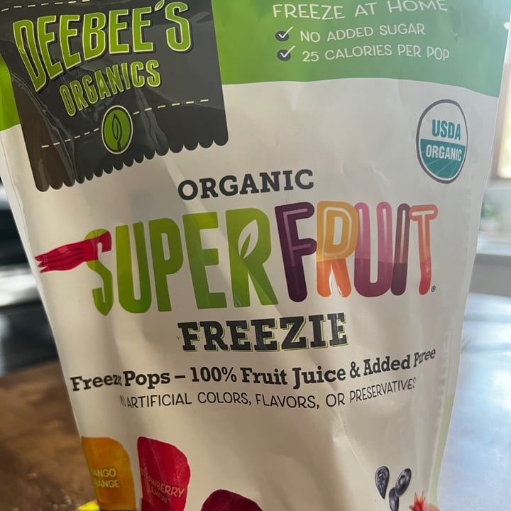 Deebee’s organics organic super fruit freezie Review | abillion
