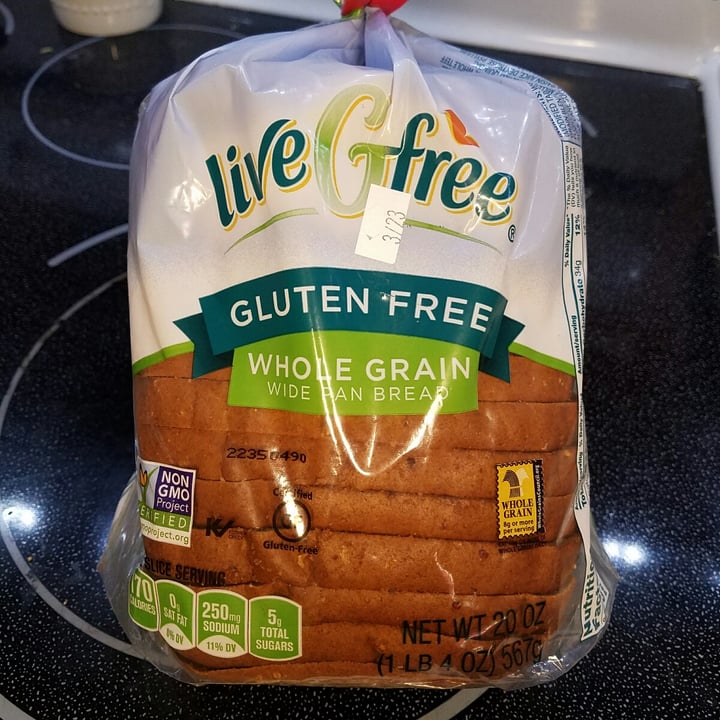 live G free Gluten Free Wide Pan Whole Grain Bread Review abillion