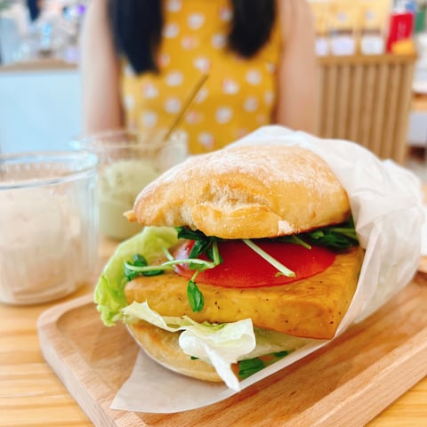 Mushroom Tofu Ciabatta