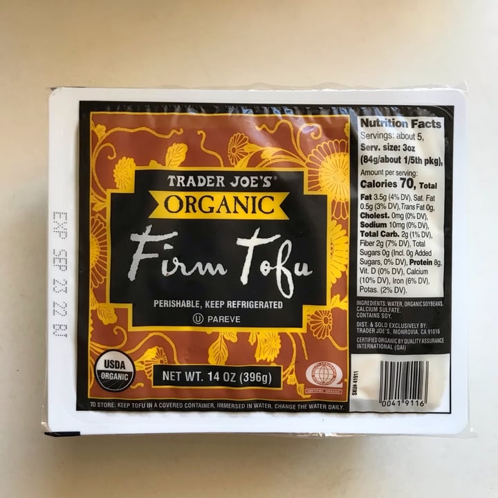 Trader Joe's Organic Firm Tofu Review | abillion