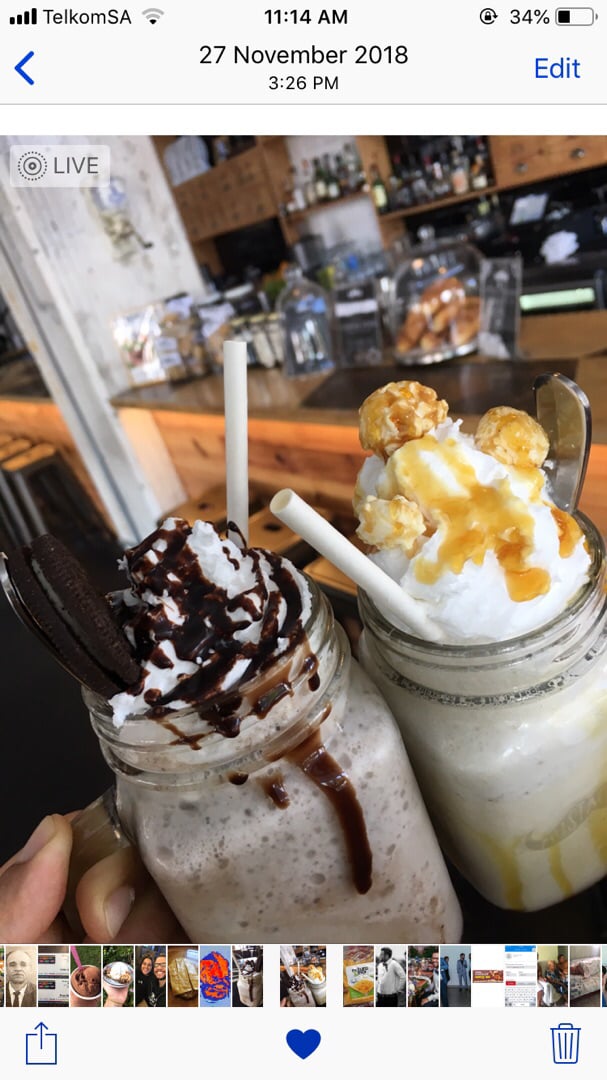 Mustacchio Caffe Cape Town, South Africa Vegan Caramel Popcorn