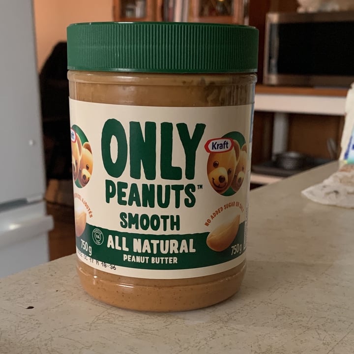 Kraft Only Peanuts Smooth Peanut Butter All Natural Review abillion