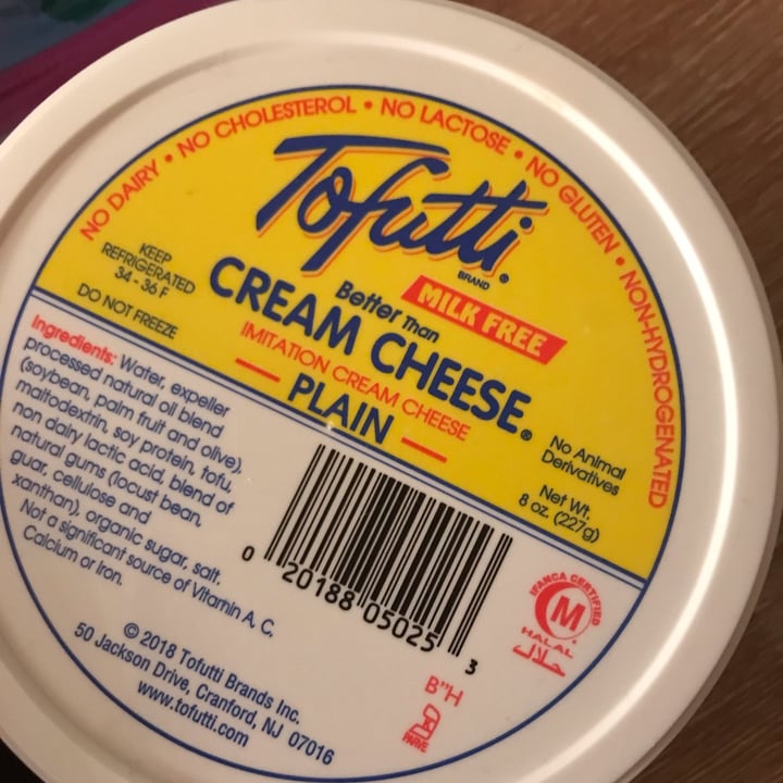 Tofutti Cream cheese Nature Review abillion