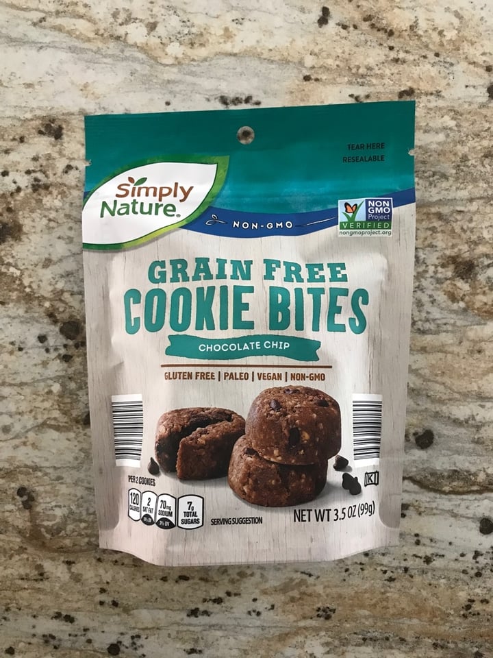 Simply Nature Grain Free Cookie Bites Chocolate Chips Reviews abillion