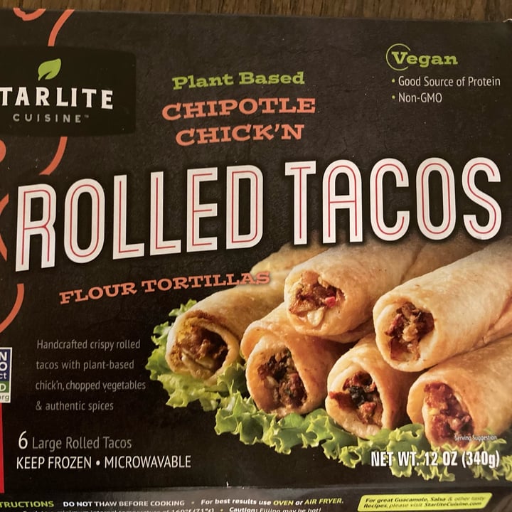 Starlite Cuisine Vegan “Chipotle Style” Rolled Tacos Review abillion