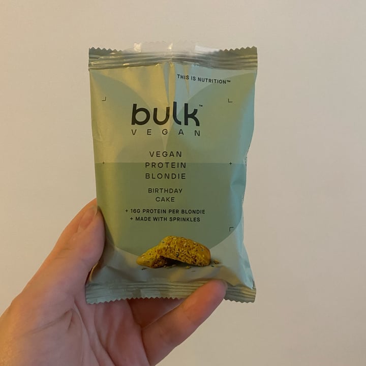 Bulk Vegan Protein Blondie Birthday Cake Review abillion