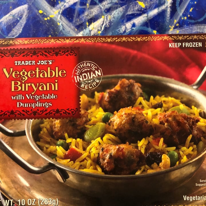photo of Trader Joe's Vegetable Biryani shared by @mammadogood on  29 Dec 2020 - review