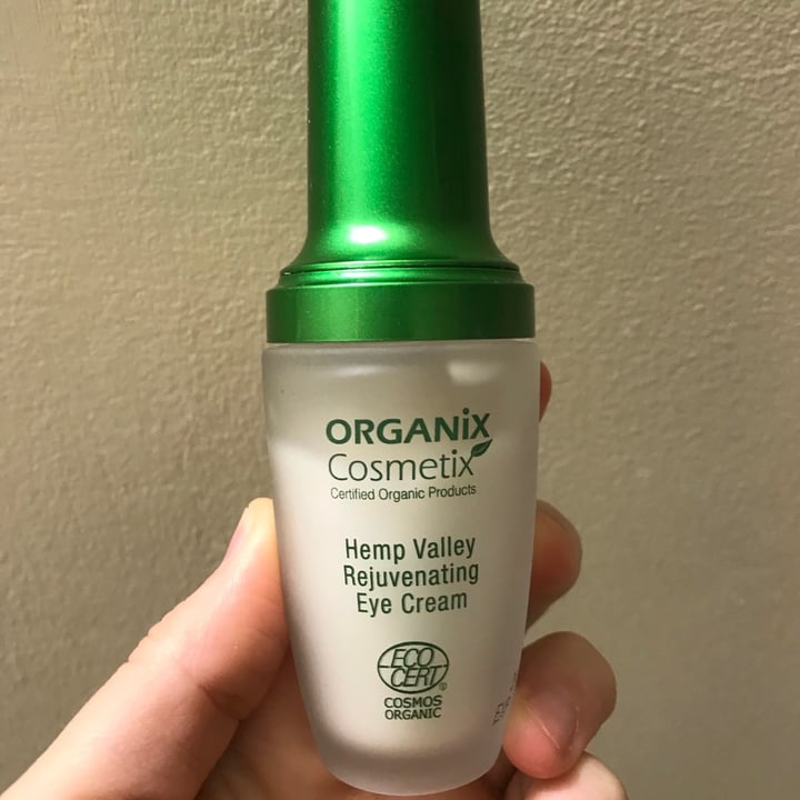 Organix Cosmetix Hemp Valley Rejuvenating Eye Cream Review abillion