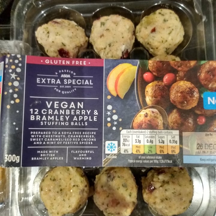 ASDA Cranberry & Bramley Apple Stuffing Balls Reviews abillion