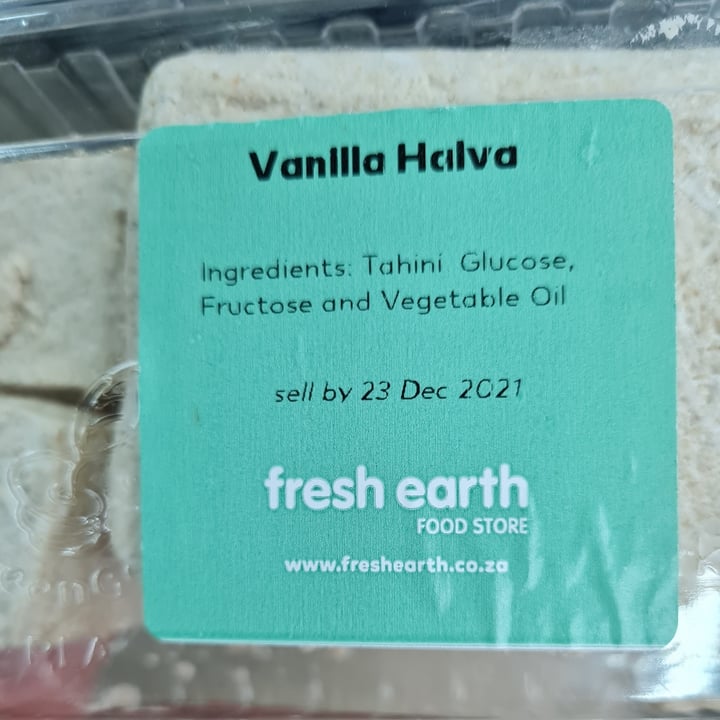 Fresh Earth Food Store Vanilla Halva Review abillion