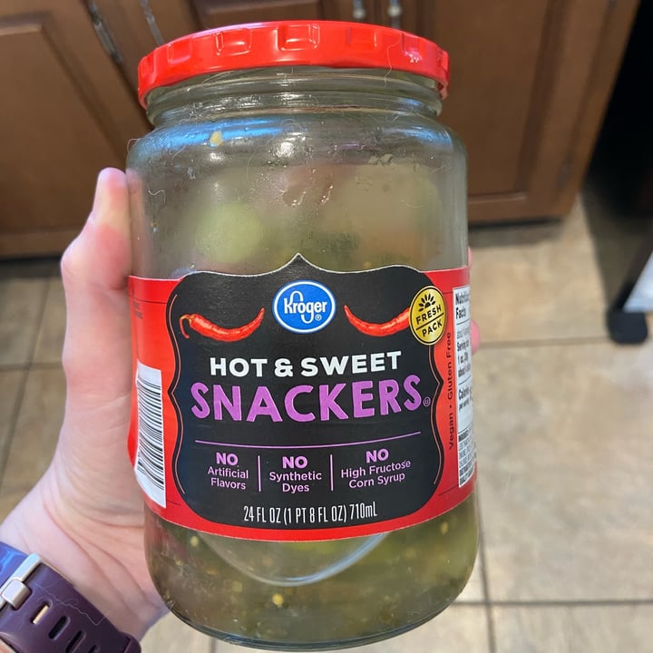 Kroger Hot and Sweet Pickle Snackers Review abillion