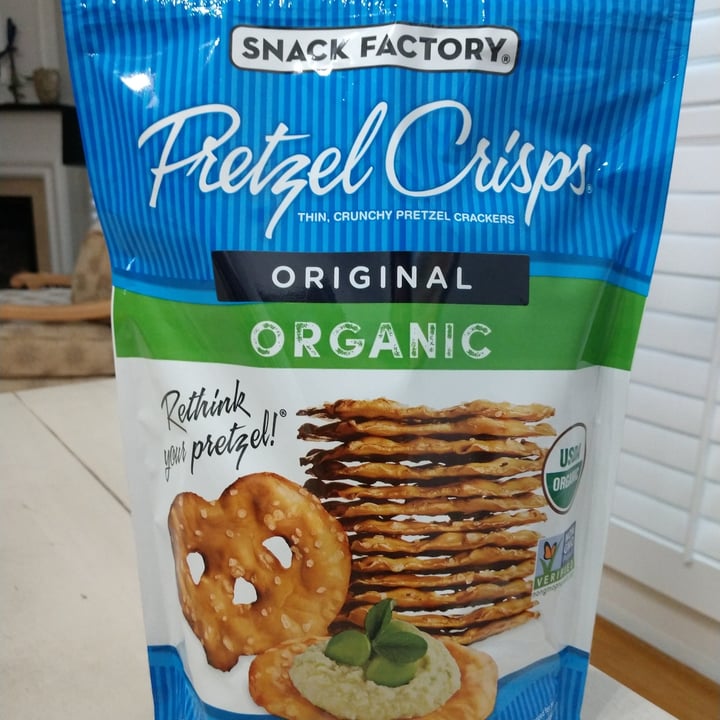 Snack Factory Organic Pretzel Crisps Review abillion