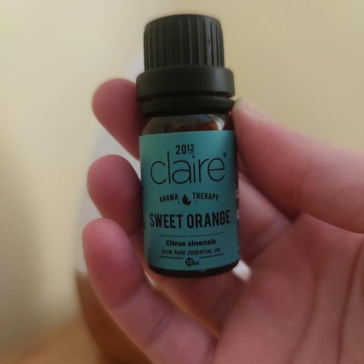 Claire Organics Sweet Orange Essential Oil Review abillion