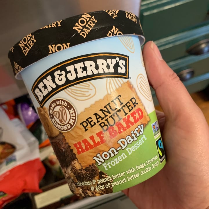 Ben & Jerry's Peanut Butter Half Baked NonDairy Frozen Dessert Review