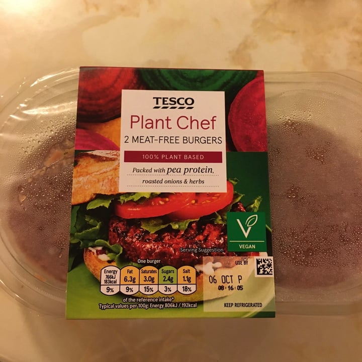 Tesco Plant Chef 2 MeatFree Burgers Review abillion