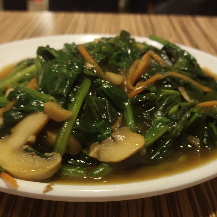 photo of Zhenyi Veggie Place Stir Fried Chinese Spinach shared by @amazinganne on  12 Nov 2020 - review